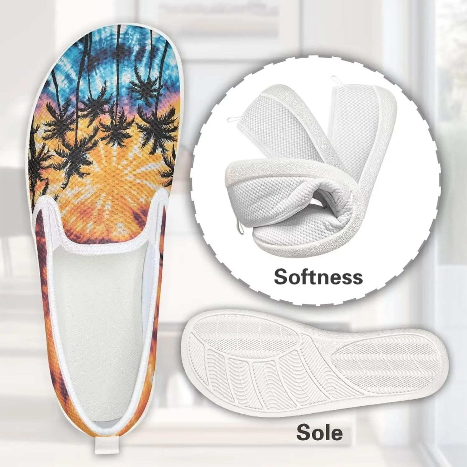 Women's Fashion Sneakers Casual Slip On Tennis Shoes Arch Support Walking Shoes for Women
