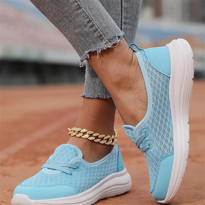 Women's Soft Sole Mesh Comfort Orthopedic Shoes -Breathable Slip-On Flat Walking Shoes,Walking Comfort